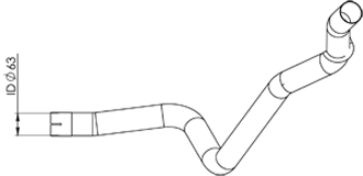 Dinex Uitlaatpijp 29641