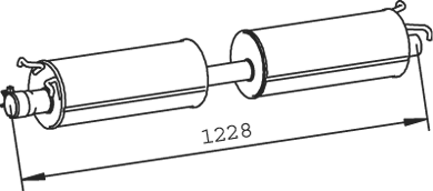 Dinex Middendemper 32328