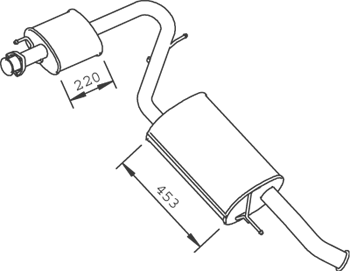 Dinex Middendemper 33330