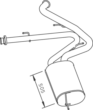 Dinex Achterdemper 33332