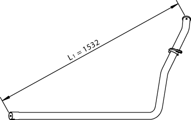 Dinex Uitlaatpijp 36511