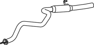 Dinex Uitlaatpijp 38602