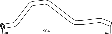 Dinex Uitlaatpijp 39701