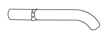 Dinex Uitlaatpijp 44621