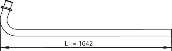 Dinex Uitlaatpijp 47107