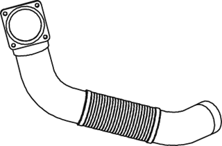 Dinex Uitlaatpijp 47129