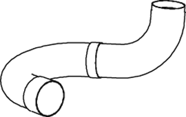 Dinex Uitlaatpijp 47169