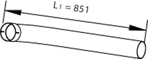Dinex Uitlaatpijp 47190