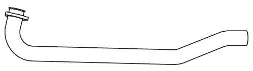 Dinex Uitlaatpijp 47211