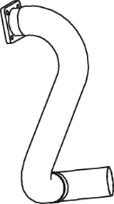Dinex Uitlaatpijp 47214