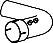 Dinex Uitlaatpijp 47262