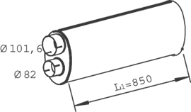 Dinex Middendemper 47308