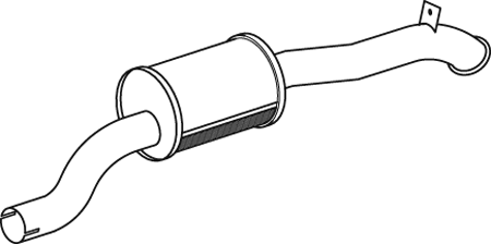 Dinex Uitlaatpijp 47615