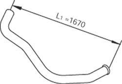 Dinex Uitlaatpijp 47622