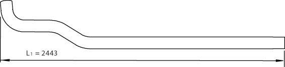 Dinex Uitlaatpijp 47685