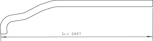 Dinex Uitlaatpijp 47697