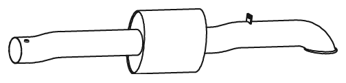 Dinex Uitlaatpijp 47733