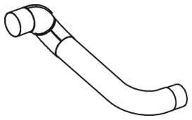 Dinex Uitlaatpijp 48124