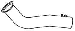 Dinex Uitlaatpijp 48150