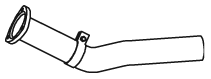 Dinex Uitlaatpijp 48154