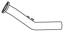 Dinex Uitlaatpijp 48157