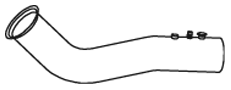 Dinex Uitlaatpijp 48170