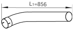 Dinex Uitlaatpijp 48222