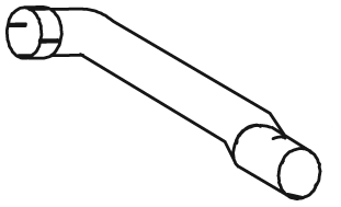 Dinex Uitlaatpijp 48258