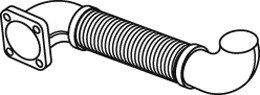 Dinex Uitlaatpijp 49129