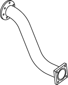 Dinex Uitlaatpijp 49151