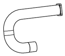 Dinex Uitlaatpijp 49294
