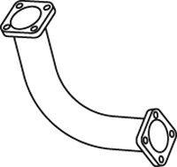 Dinex Uitlaatpijp 49295