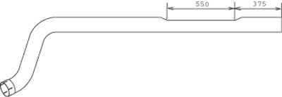 Dinex Uitlaatpijp 49730