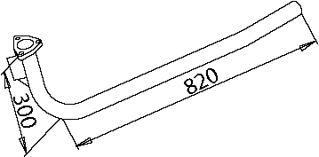 Dinex Uitlaatpijp 50207