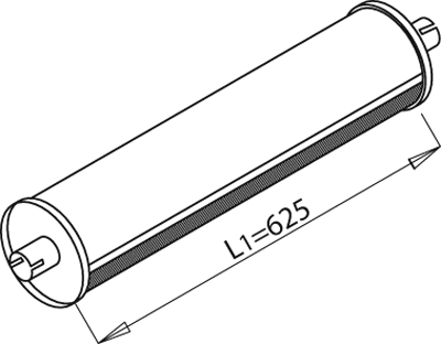 Dinex Middendemper 50305