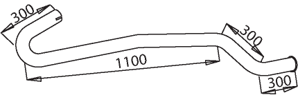 Dinex Uitlaatpijp 50649