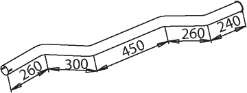 Dinex Uitlaatpijp 50679