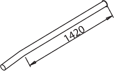 Dinex Uitlaatpijp 50684