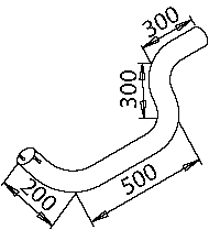 Dinex Uitlaatpijp 51127