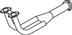 Dinex Uitlaatpijp 51140