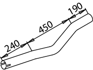 Dinex Uitlaatpijp 51177