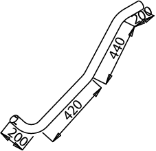 Dinex Uitlaatpijp 51178