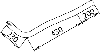 Dinex Uitlaatpijp 51296