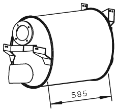 Dinex Middendemper 51333