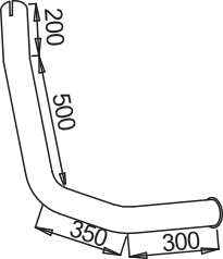 Dinex Uitlaatpijp 51647