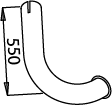 Dinex Uitlaatpijp 51664
