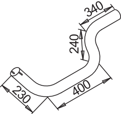 Dinex Uitlaatpijp 52104