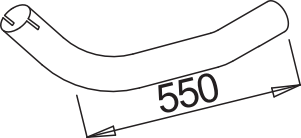 Dinex Uitlaatpijp 52110