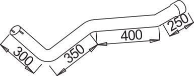 Dinex Uitlaatpijp 52120