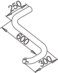 Dinex Uitlaatpijp 52133